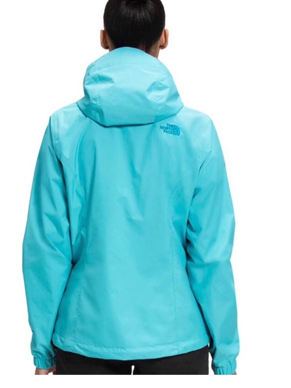 The North Face Women's Hooded Shell Jacket - Aqua Blue